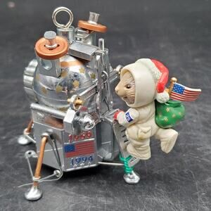 Enesco Treasury of Christmas Ornaments One Small Step Apollo 11 1994 NIB